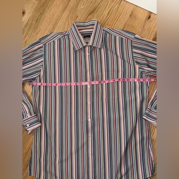 Vintage Gitman Bros USA Made Collared Button Down Shirt 100% Cotton Sz Large - Picture 6 of 13